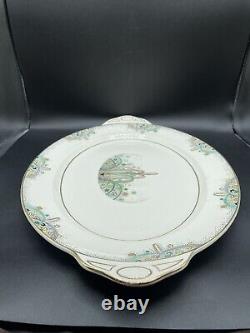 Rare PAREEK Les Fontaines 1925 Paris Art Exhibition JOHNSON BRO Serving Platter