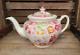 Rare Vintage Johnson Brothers Bros England Winchester Pink Tea Coffee Pot With Lid