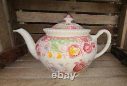 Rare Vintage Johnson Brothers Bros England WINCHESTER Pink Tea Coffee Pot with Lid