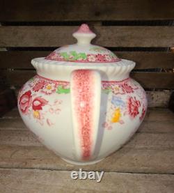 Rare Vintage Johnson Brothers Bros England WINCHESTER Pink Tea Coffee Pot with Lid