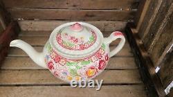 Rare Vintage Johnson Brothers Bros England WINCHESTER Pink Tea Coffee Pot with Lid