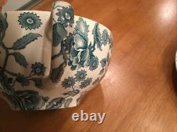 Rare Vtg Johnson Bros English Chippendale Oversize Tea Cup Saucer Soup Tureen