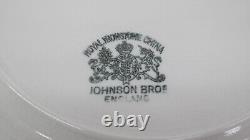 Royal Ironstone China 10 Dinner Plates by Johnson Bros Set of 6 VY