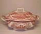 Stunning Johnson Bros Classic Old Britain Castles Pattern Pink Tureen Rectangle