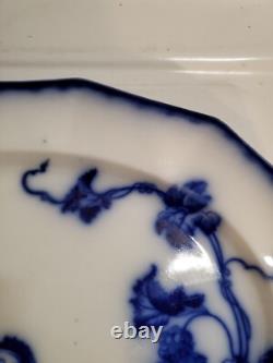 Sale! Was 200 Antique 14.25 Flow Blue Cir 1900 Johnson Bros Eng Kenworth Platter