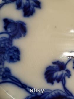 Sale! Was 200 Antique 14.25 Flow Blue Cir 1900 Johnson Bros Eng Kenworth Platter