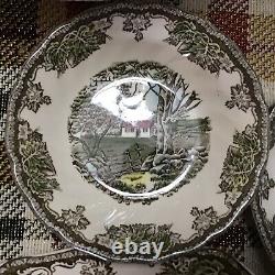 Service For 5 Antique Johnson Bros Friendly Village 26 Pc Dinnerware Set England