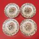 Set 4 Johnson Bros Wild Turkey Native American Windsor Ware Dinner Plates Mint