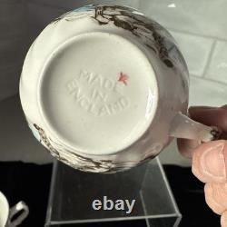 Set 4 Johnson Brothers The Friendly Village The Ice House Cups & Saucers