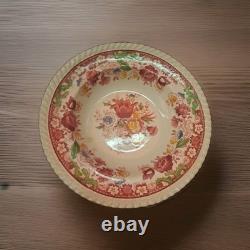 Set 7 Johnson Bros Winchester 8 Plates England Floral Vintage