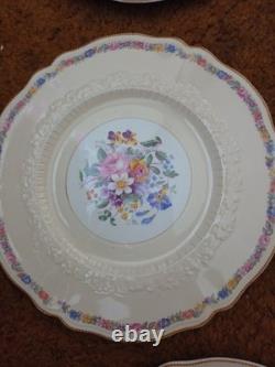Set Of 10 Johnson Bros Dubarry 10 In Dinner Plates