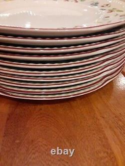 Set Of 10 Johnson Bros Fleurlette Dinner Plates 10.5 D