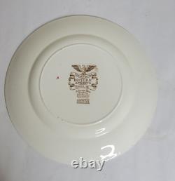Set Of 12 Johnson Bros. Thanksgiving Historic America Collection Dinner Plates