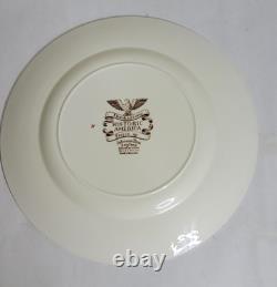 Set Of 12 Johnson Bros. Thanksgiving Historic America Collection Dinner Plates