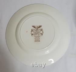 Set Of 12 Johnson Bros. Thanksgiving Historic America Collection Dinner Plates