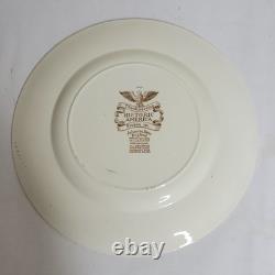 Set Of 12 Johnson Bros. Thanksgiving Historic America Collection Dinner Plates