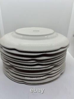 Set Of 12 Johnson Brothers Old Britain Castles Salad Plates Pink Chatsworth EUC