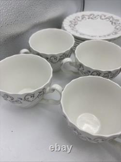 Set Of 48 China Johnson Bros ENCORE Plates, cups, Bowls, Saucer Ironstone England