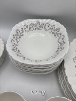 Set Of 48 China Johnson Bros ENCORE Plates, cups, Bowls, Saucer Ironstone England