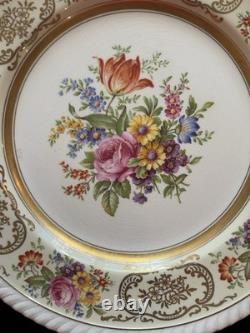 Set Of 6 Vintage Johnson Brothers Old English Belford Dinner Plates England