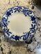 Set Of 8 Johnson Bros Andorra Blue Plates