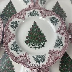 Set Of 8 Johnson Bros Old Britain Castles Side Salad Plate Luncheon 8 3/4 Plate