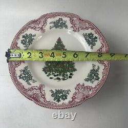 Set Of 8 Johnson Bros Old Britain Castles Side Salad Plate Luncheon 8 3/4 Plate