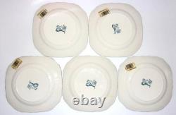 Set of 5Johnson Bros Friendly Village Square Christmas Winter 7.5Salad Plates Set of 5Johnson Bros Friendly Village Square Christmas Winter 7.5Salad Plates
