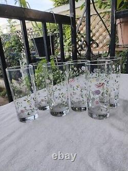 Set of 6 Summer Chintz Drinking Glasses by Johnson Brothers Made in England