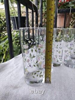 Set of 6 Summer Chintz Drinking Glasses by Johnson Brothers Made in England