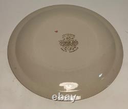 Set of 6 Vintage Johnson Bros. Fruit Sampler 10 inch Dinner Plates