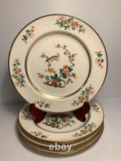 Set of 6 Vintage Johnson Bros. Pareek Bird Pattern Dinner Plates 10 in