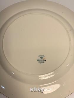 Set of 6 Vintage Johnson Bros. Pareek Bird Pattern Dinner Plates 10 in