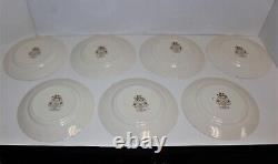 Set of 7 Johnson Brothers Harvest Fruit Windsor Ware 10.75 in. Dinner Plates