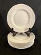 Set Of 8 Johnson Brothers England Richmond White Embossed 8 Salad Plates. L@@k