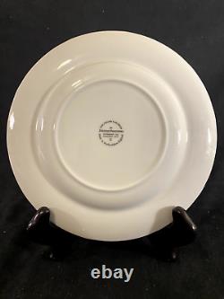 Set of 8 Johnson Brothers England Richmond White Embossed 8 Salad Plates. L@@k