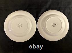 Set of 8 Johnson Brothers England Richmond White Embossed 8 Salad Plates. L@@k