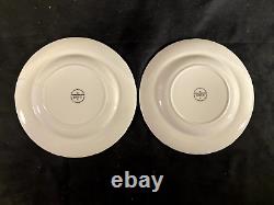 Set of 8 Johnson Brothers England Richmond White Embossed 8 Salad Plates. L@@k