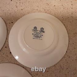 Set of Five (5) Tiffany & Co English Oak Salad Plates Johnson Bros 7.75 Wide