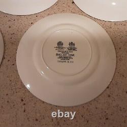 Set of Five (5) Tiffany & Co English Oak Salad Plates Johnson Bros 7.75 Wide