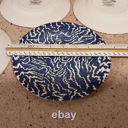 Set of Five (5) Tiffany & Co English Oak Salad Plates Johnson Bros 7.75 Wide