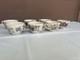 Sheraton Johnson Bros 7 Teacups, 1 Creamer, 1 Sugar Bowl Made In England