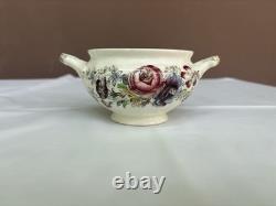 Sheraton Johnson bros 7 Teacups, 1 Creamer, 1 Sugar Bowl Made In England