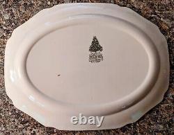 TWO VINTAGE Johnson Bros. Christmas Platter HIGHLY COLLECTIBLE! MINT COND