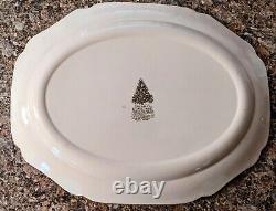 TWO VINTAGE Johnson Bros. Christmas Platter HIGHLY COLLECTIBLE! MINT COND