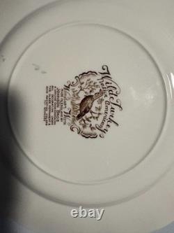 Thanksgiving Dinnerware 58 pcs. Vintage Johnson Bros Wild Turkey Native American