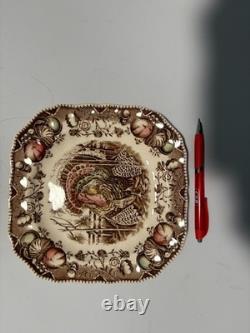 Thanksgiving Dinnerware 58 pcs. Vintage Johnson Bros Wild Turkey Native American