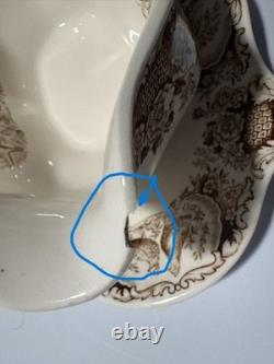 Thanksgiving Dinnerware 58 pcs. Vintage Johnson Bros Wild Turkey Native American