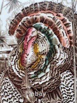 Thanksgiving Platter Johnson Brothers His Majesty Turkey Dinnerware Huge