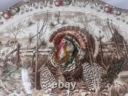 Thanksgiving Platter Johnson Brothers His Majesty Turkey Dinnerware Huge